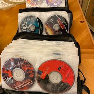 Xbox and Sega Saturn Game Disc Collection